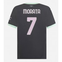 Muški Nogometni Dres AC Milan Alvaro Morata #7 Rezervni 2024-25 Kratak Rukav